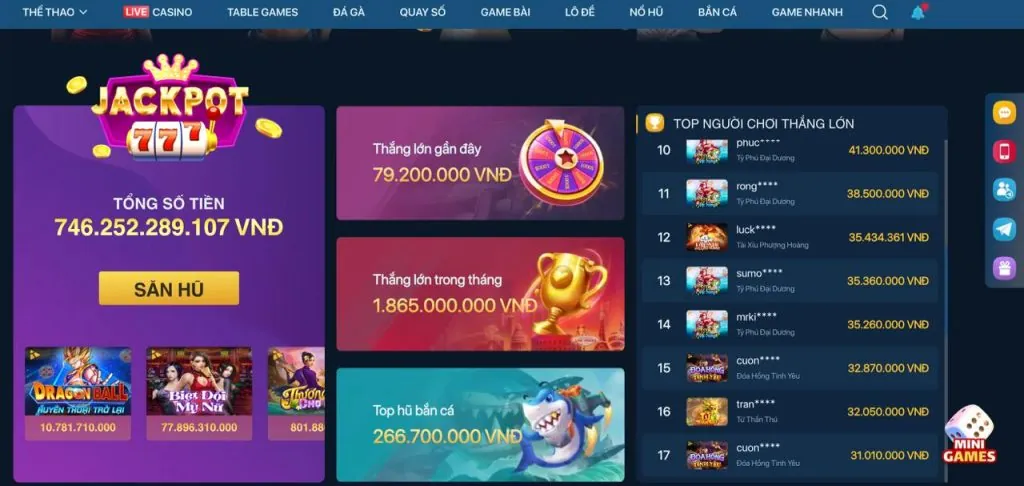 Hoàn Trả Hàng Tuần Cho Game Nổ Hũ